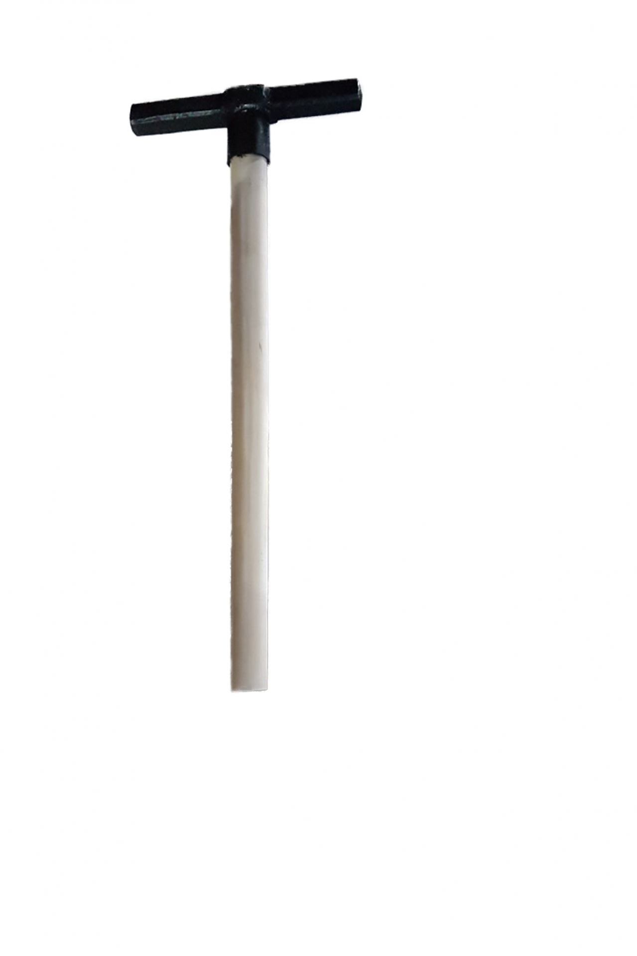 Молоток костыльный с защитной юбкой оснащенный деревяной ручкой